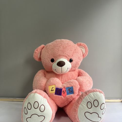 Медведь с сердцем love 80 см